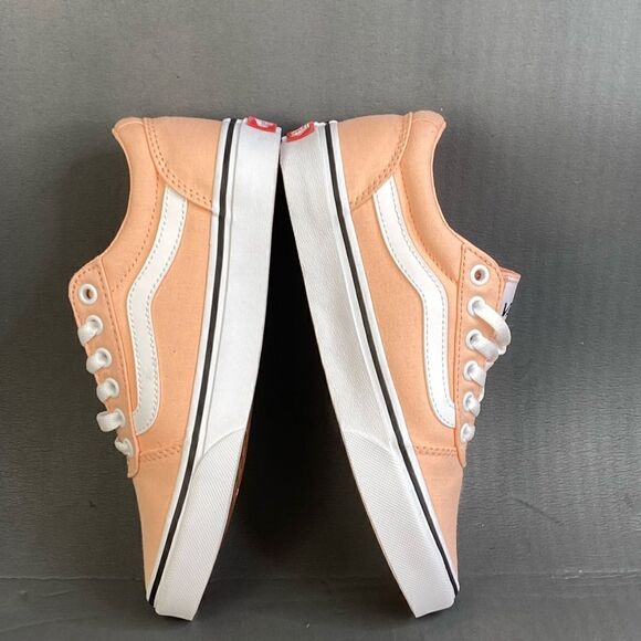 VANS WARD Women's Tropical Peach Canvas Lace Up Sneakers Shoes size 6 - Picture 5 of 8